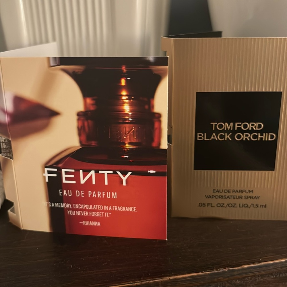 Fenty Perfume and Tom Ford Black Orchid Sample Sprays Never Used